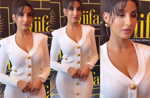 Nora Fatehi raises the heat in a very skintight plunging dress, sexy video goes viral